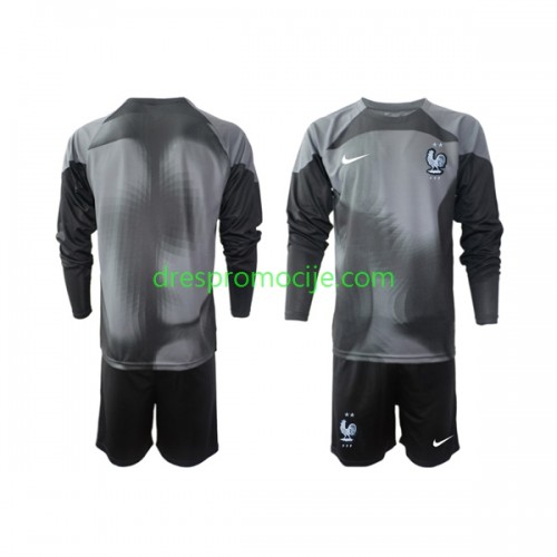 Francuska Dres Golmanski Dječji Domaći Svjetsko prvenstvo 2022 Dugim Rukavima Francuska Dres Golmanski Dječji Domaći Svjetsko prvenstvo 2022 Dugim Rukavima